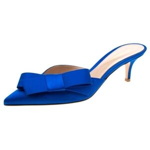 Gianvito Rossi “Kyoto 55” Kitten Heel Mules